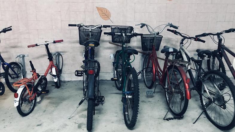 Kolo parkirišče za kolesa kolesarnica