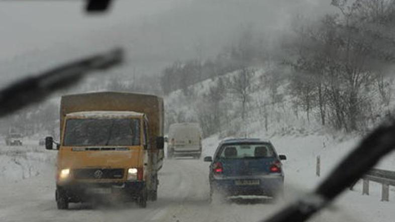 Bosno in Hercegovino je tudi zajelo močno sneženje.