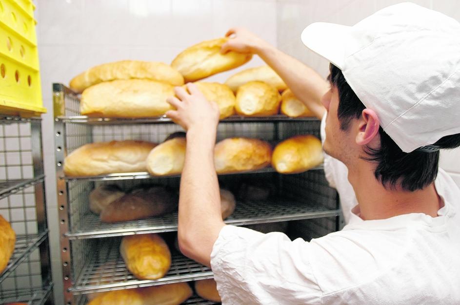 biznis 7.11.2006, pekarna, kruh, pek, struce, foto: Bostjan Tacol