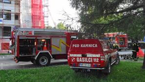 Požar v študentskem domu v Mariboru
