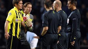 Weidenfeller Kehl Manchester City Borussia Dortmund sodnik Kralovec sodniki Liga
