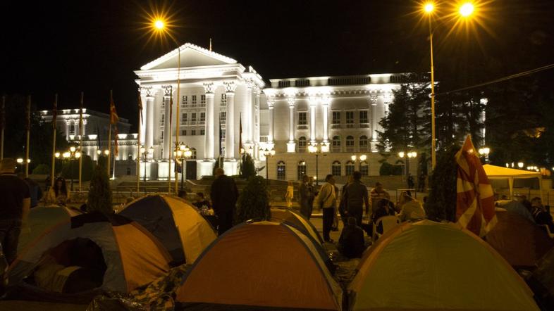 Skopje, demonstracije