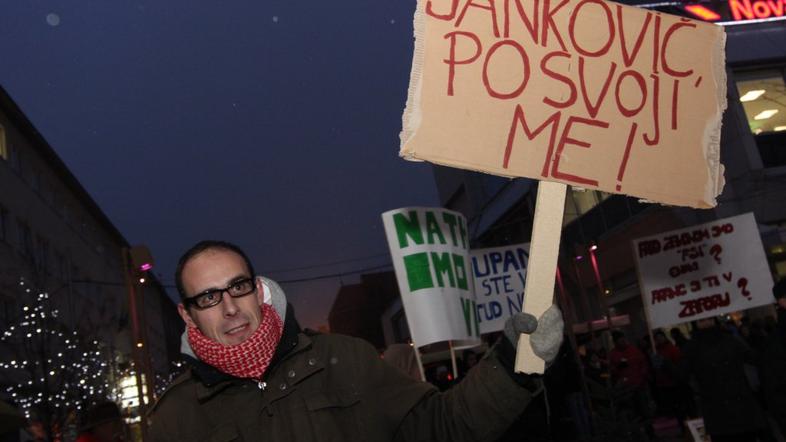 Protest v Mariboru