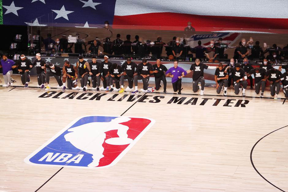 Black Lives Matter NBA Lakers Clippers | Avtor: Epa