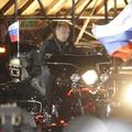 Vladimir Putin na motorju.
