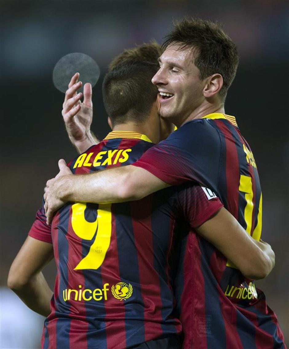 Alexis Sanchez Messi Barcelona Real Madrid Liga BBVA Španija liga prvenstvo | Avtor: EPA