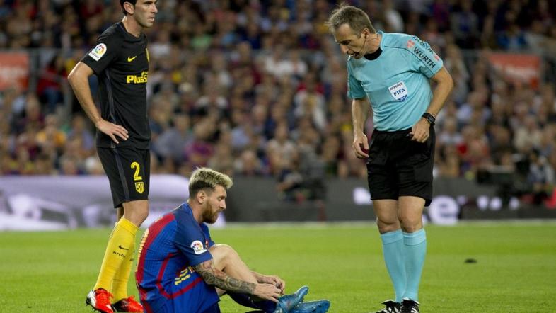 Lionel Messi, poškodba