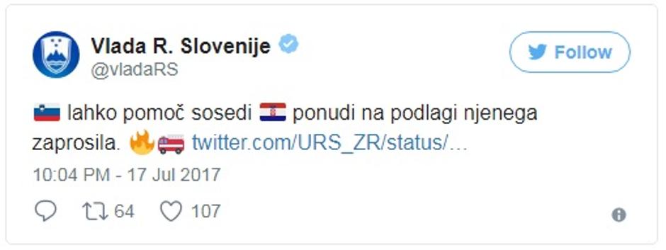 Objava slovenske vlade | Avtor: 