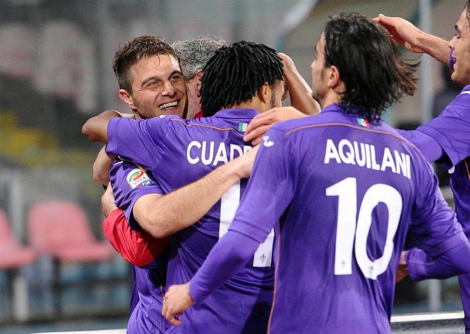 Joaquin Aquilani Cuadrado Napoli Fiorentina Serie A Italija liga prvenstvo | Avtor: EPA