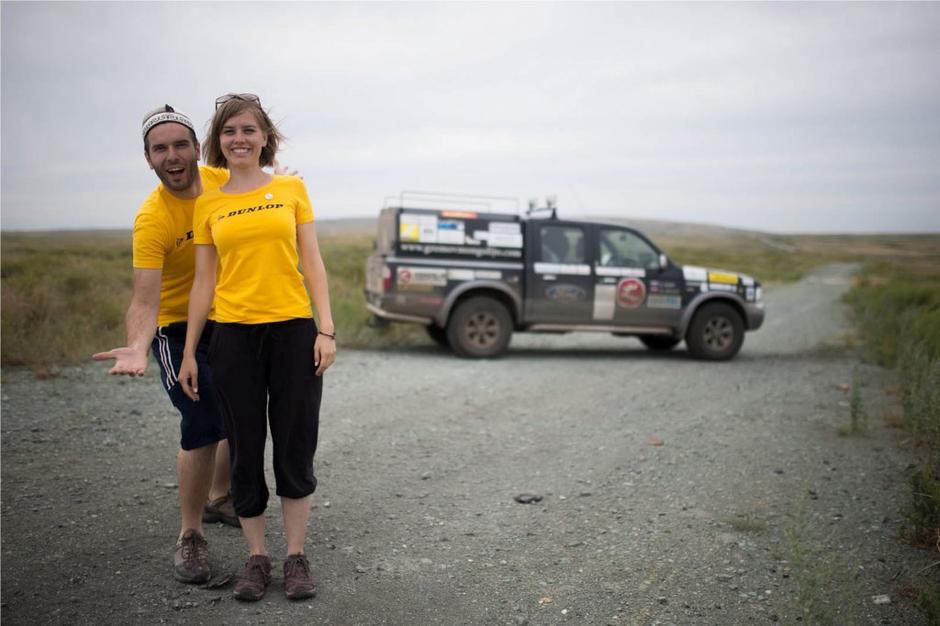 Matej Meglilč in Katja Kern | Avtor: Humanitarno društvo Gremo v Mongolijo