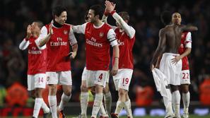 Arsenal je v spektaklu v Londonu z 2:1 premagal Barcelono. (Foto: Reuters)