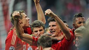 Gomez Müller Bayern München Real Madrid Liga prvakov polfinale prva tekma pokal 