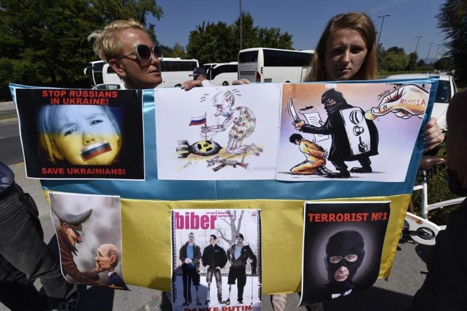 Protest proti shodu Vladimirja Putina | Avtor: Ziga Zivulovic jr./FA Bobo/PIXSELL