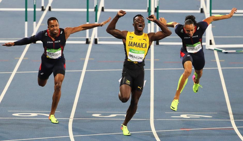 Omar McLeod 100 m ovire Rio 2016 | Avtor: EPA