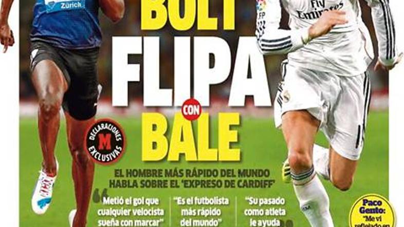 Bolt Bale Real Madrid Barcelona sprinter Copa del Rey finale