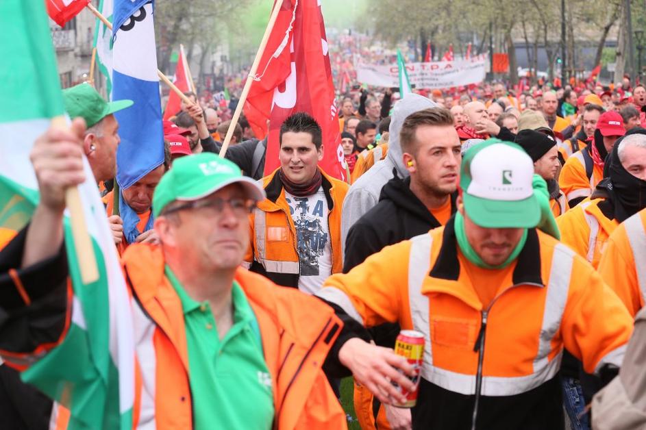 Protesti v Bruslju