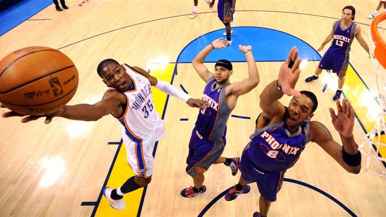 NBA april 2010 Oklahoma Thunder Phoenix Suns Kevin Durant