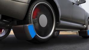 Naprava za lovljenje emisije pnevmatik