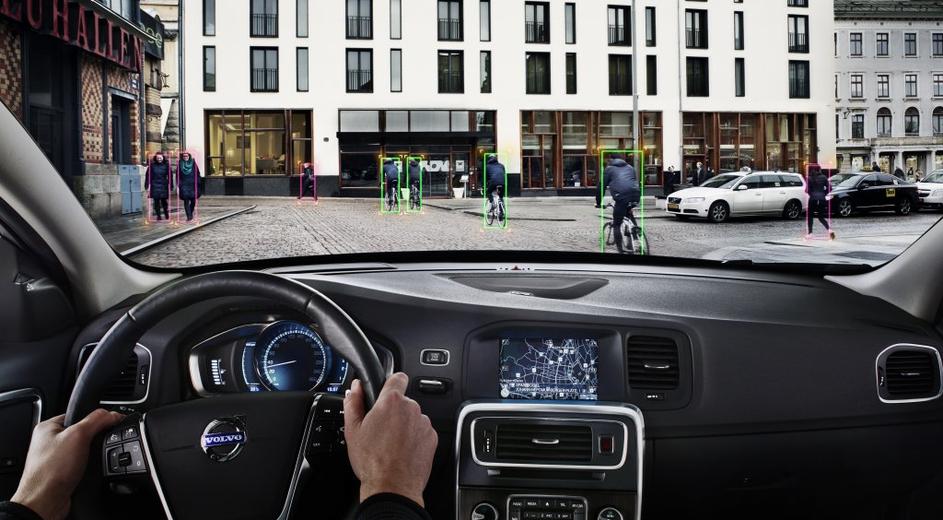 Volvo Pedestrian and Cyclist detection