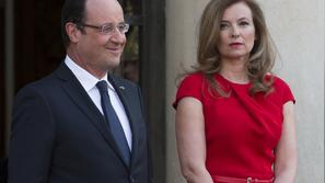 Hollande in partnerka Trierweiler
