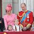Princesa Charlotte in princ Charles na rojstnem dnevu Elizabete II.