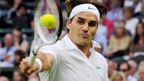 Federer Benneteau Wimbledon OP Velike Britanije tenis tretji krog