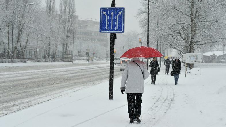 Sneg, sneženje, ceste
