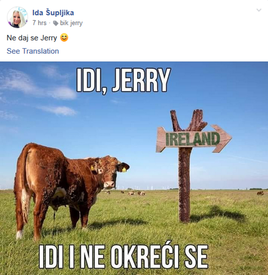 Bik Jerry | Avtor: Facebook