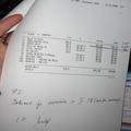Plačilna lista enega od delavcev Juteksa, ki je razvrščen v II. tarifni razred.