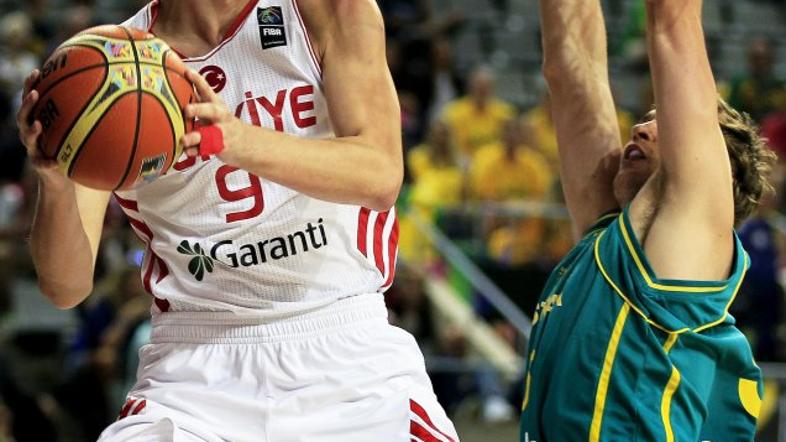 Preldžić Turčija Avstralija Mundobasket osmina finala 