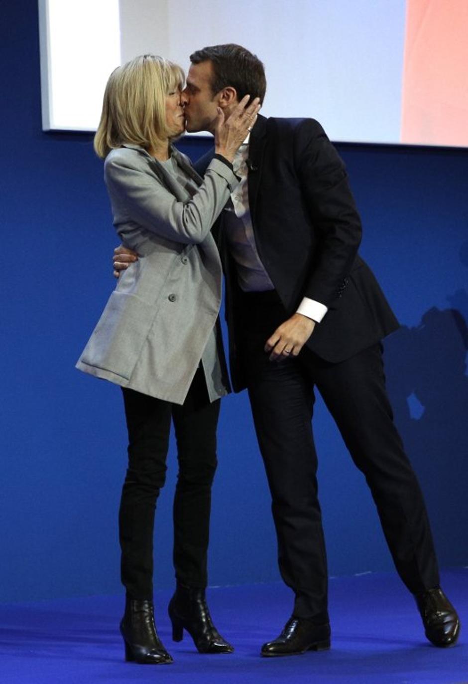  Emmanuel Macron, Brigitte Trogneux | Avtor: EPA