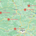 Slovenija Google map poplave