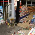 slovenija 27.02.14. napad na navijace Seville, bencinski servis Tepanje, foto: P