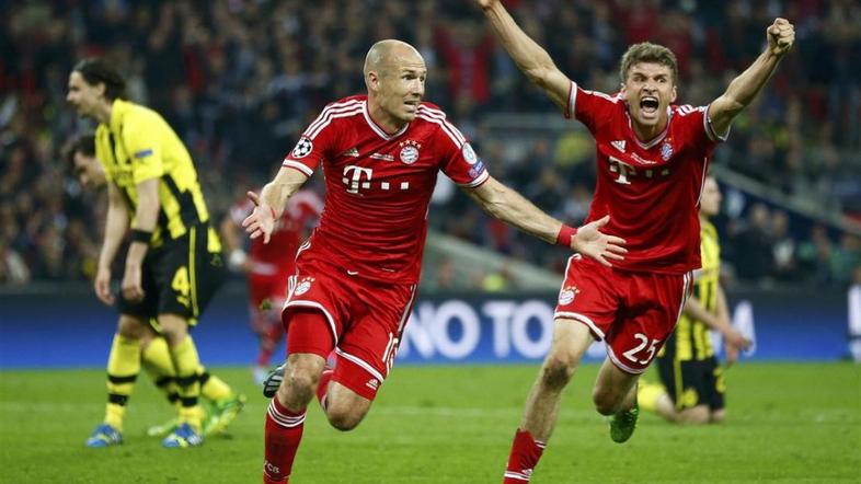 Robben Müller Borussia Dortmund Bayern Liga prvakov finale London Wembley