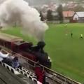 Vlak, Čierny Balog, nogometno igrišče