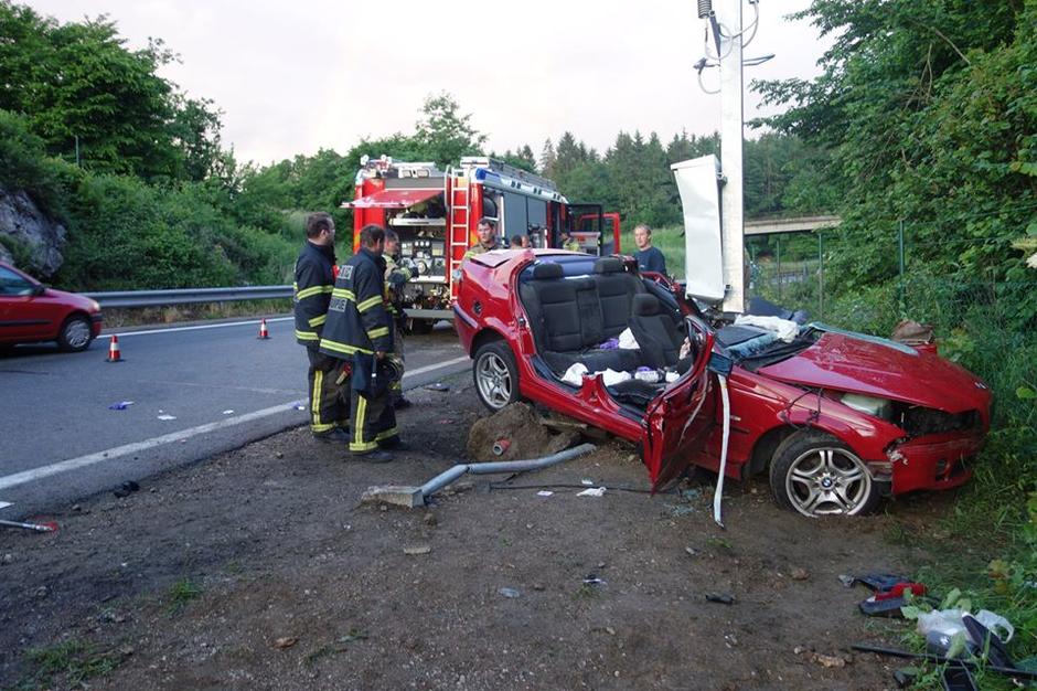 Nesreča na dolenjski avtocesti | Avtor: PGD Grosuplje