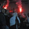 navijači bakle bakla Olimpija Ljubljana Maribor večni derbi četrtfinale Pokal Sl
