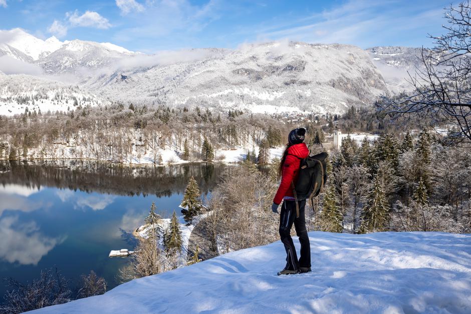 Bohinjsko jezero, zima, pohodništvo | Avtor: Mitja Sodja