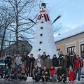 Snežak v Lendavi