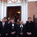 Geza Erniša Geza Filo Borut Pahor inavguracija protestantskega škofa inštalacija