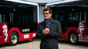 Prevzem električnih avtobusov v Kranju