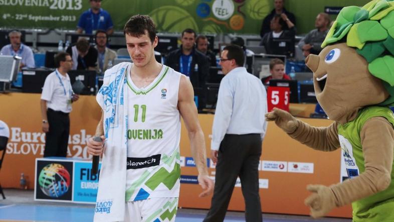Dragić Lipko Slovenija Francija EuroBasket četrtfinale Stožice Ljubljana