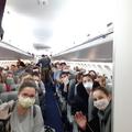 Evakuacijsko letalo iz Madrida