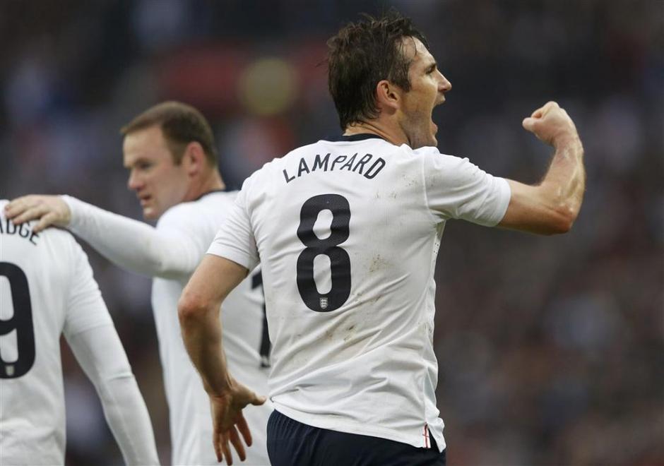 Lampard Rooney Anglija Irska prijateljska tekma Wembley London | Avtor: Reuters