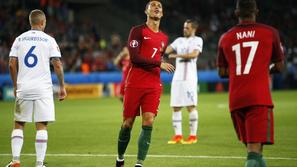 Cristiano Ronaldo Portugalska Islandija Euro 2016