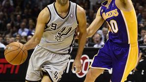 Parker Nash San Antonio Spurs Los Angeles Lakers končnica NBA