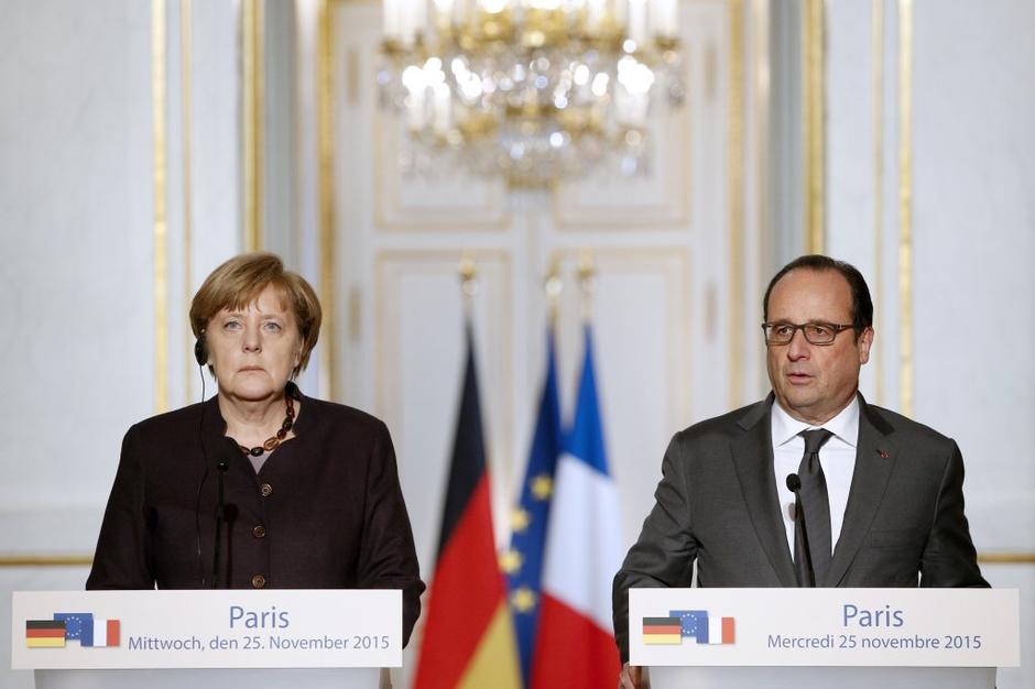 Merkel Hollande | Avtor: EPA