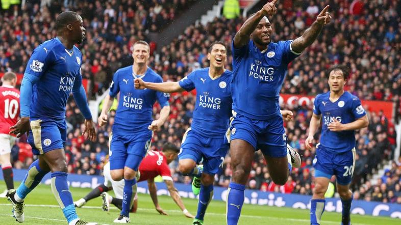 Wes Morgan Manchester United Leicester City