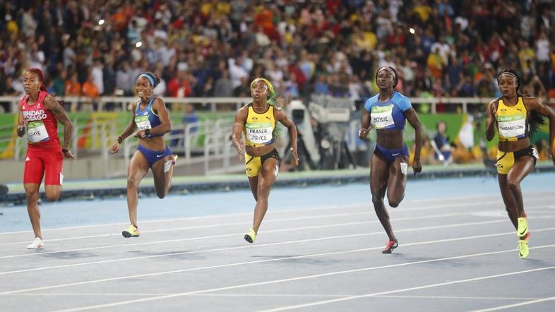 tek na 100 m ženske Rio 2016