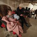 Ukrajina, ljudje v zakloniščih